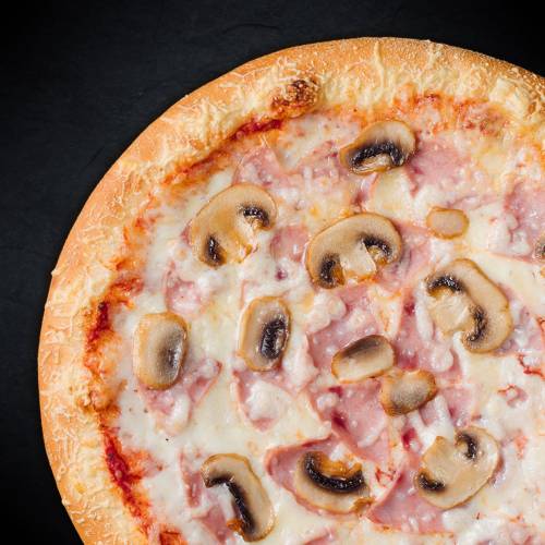 Пицца Прошутто Фунги 40 см (толстое с сыром)