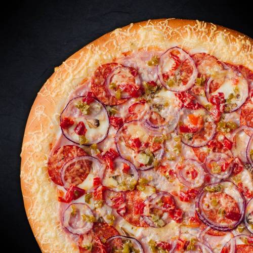 Пицца Дракон 40 см (толстое с сыром)
