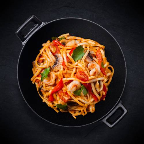 Wok Том Ям с креветкой L